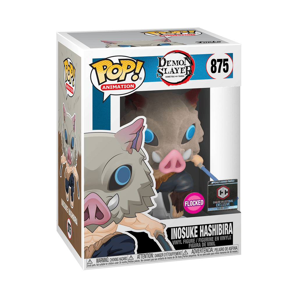 Inosuke — Demon Slayer #875 (Flocked) (Chalice Collectibles Exclusive) (Vaulted)
