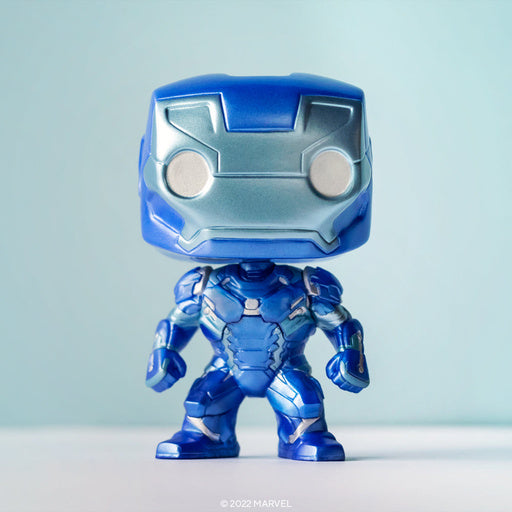 Iron Man — Make-A-WIsh - Marvel #SE (Metalic) (Pops With Purpose) (Funko Shop Exclusive) (Vaulted)