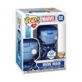 Iron Man — Make-A-WIsh - Marvel #SE (Metalic) (Pops With Purpose) (Funko Shop Exclusive) (Vaulted)